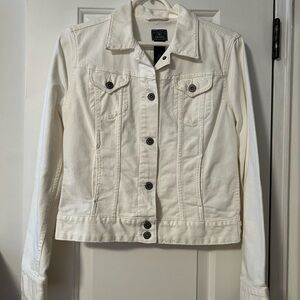 Lucky Brand Off-White Denim Jacket